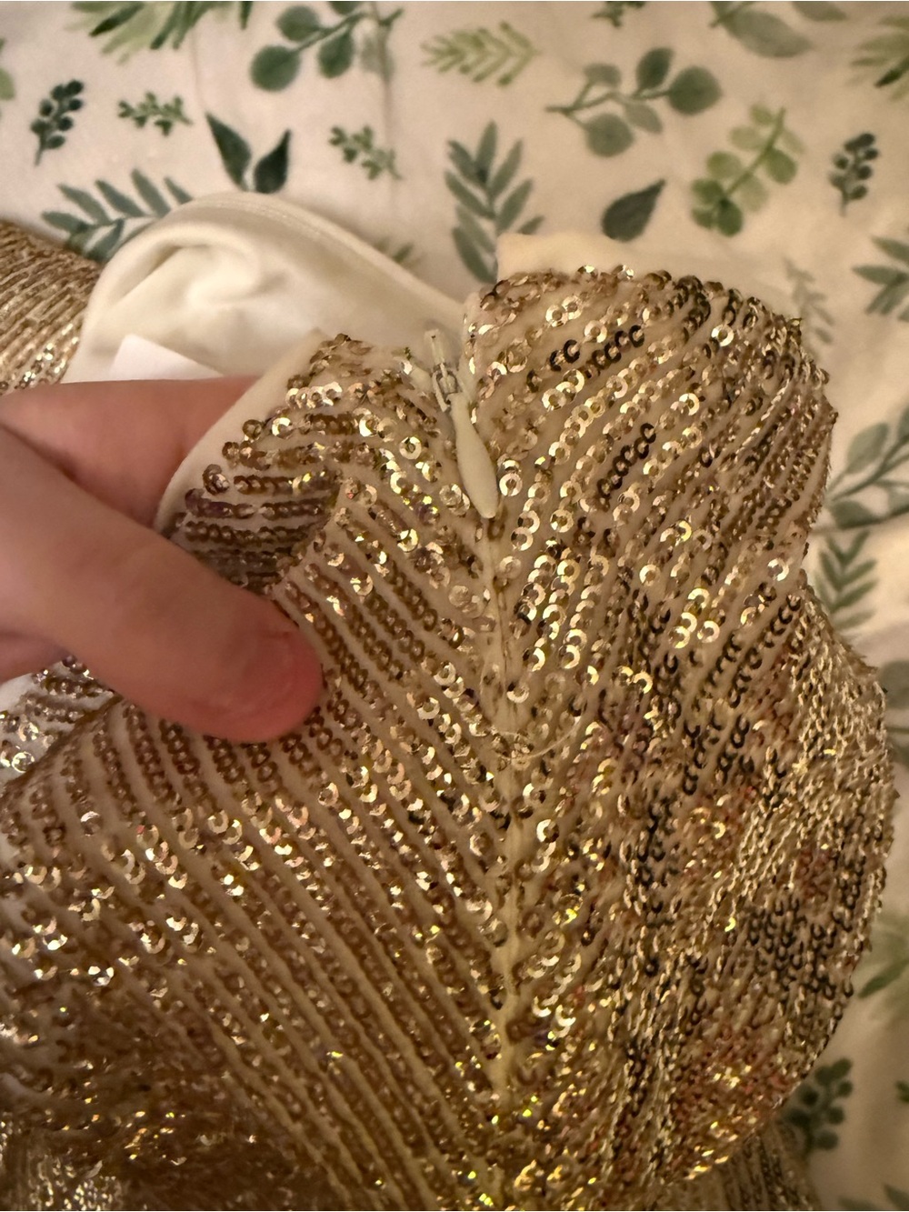 Gibson Latimer Gold Sequin Maxi Skirt - Picture 3 of 4